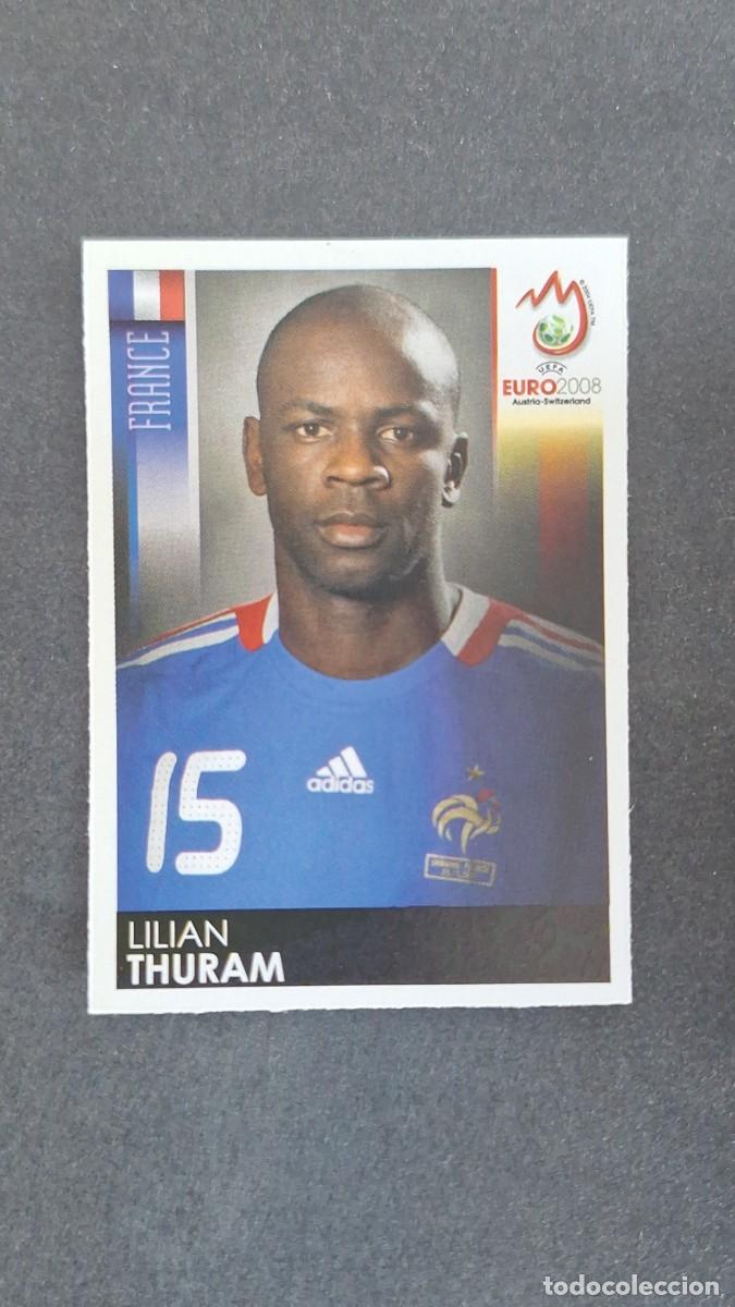 Figurine di Calcio: L1 LILIAN THURAM SELECCION FRANCIA 339 PANINI EUROCOPA 2008 NUNCA PEGADO SIN PEGAR