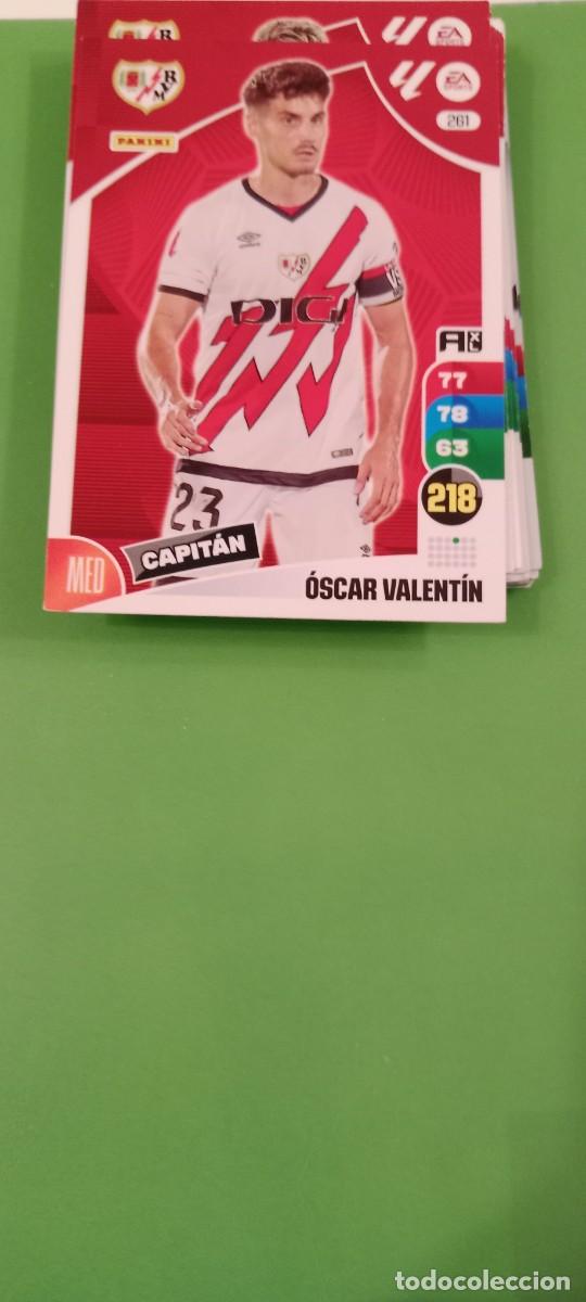 Fu&szlig;ball-Sticker: OSCAR VALENTIN RAYO VALLECANO PANINI FICHA ADRENALYN XL 2024 2025 24 25 C-BLOCK