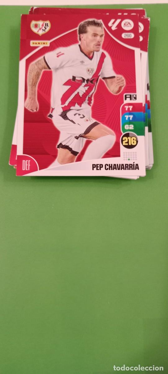 Fu&szlig;ball-Sticker: PEP CHAVARRIA RAYO VALLECANO PANINI FICHA ADRENALYN XL 2024 2025 24 25 C-BLOCK