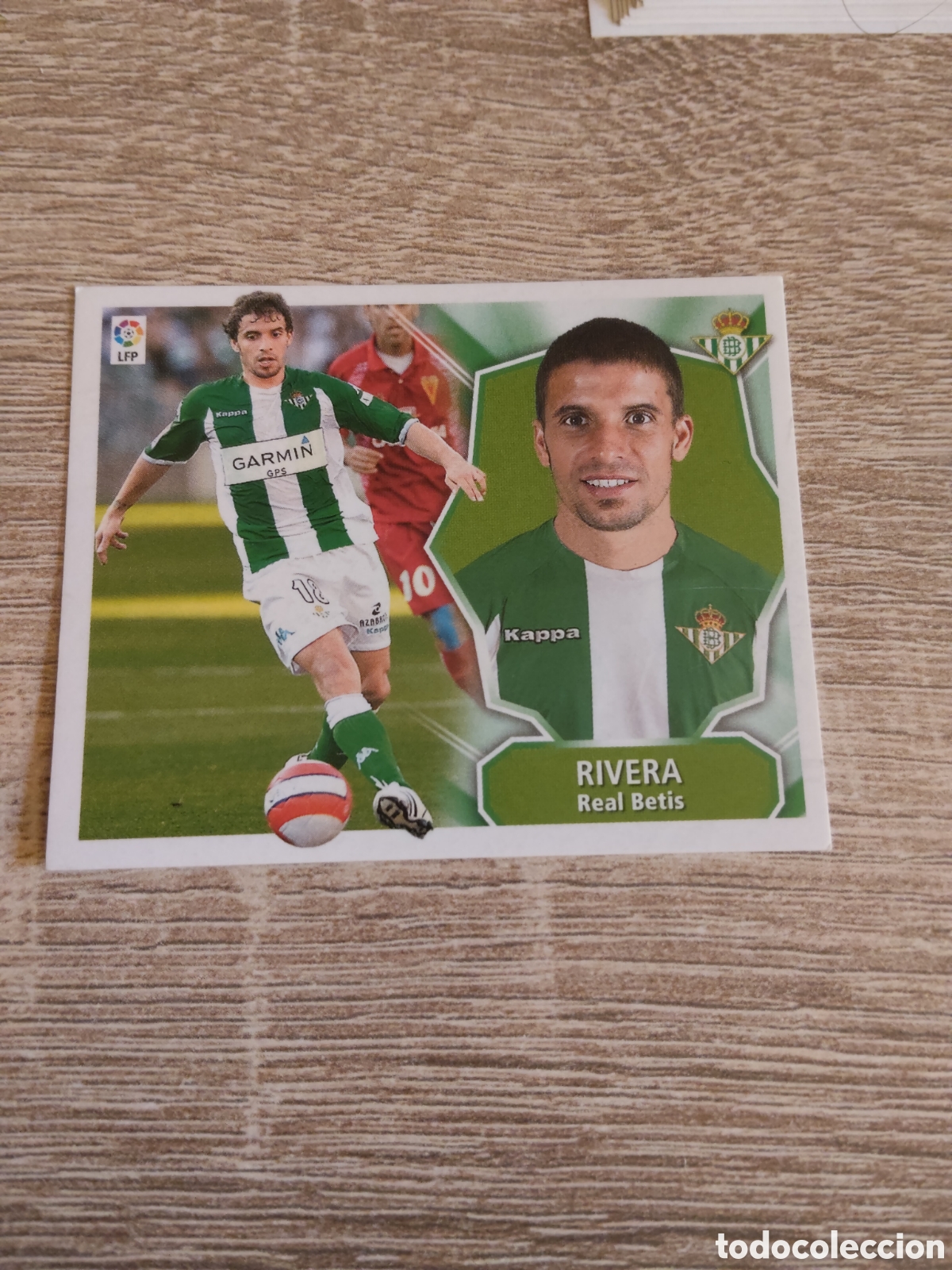Cromos de f&uacute;tbol: Rivera Real Betis liga 2008 2009 08 09 ediciones este