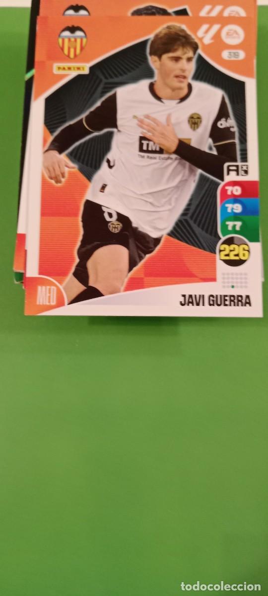 Figurine di Calcio: JAVI GUERRA VALENCIA PANINI FICHA ADRENALYN XL 2024 2025 24 25 C-BLOCK