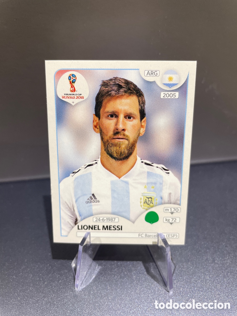 Figurine di Calcio: Messi 276 version rosa FIFA world Cup Russia 2018 Panini Argentina