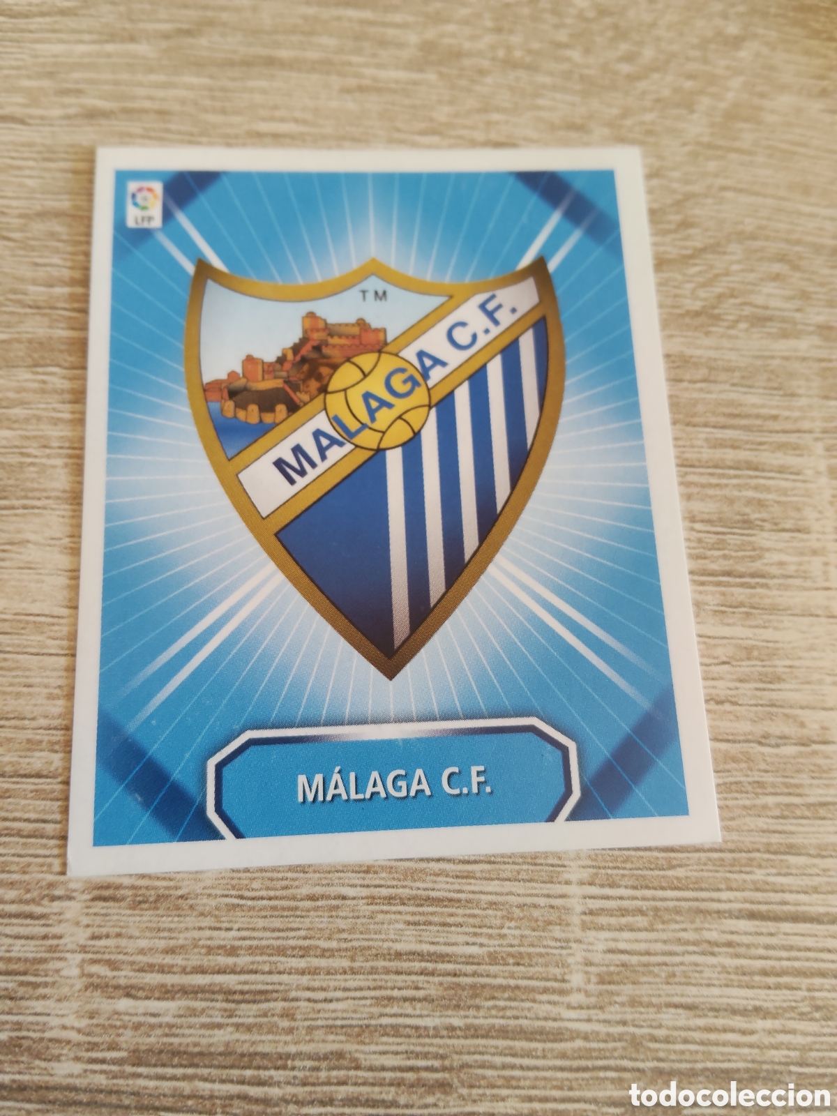 Cromos de f&uacute;tbol: Escudo M&aacute;laga liga 2008 2009 08 09 ediciones este