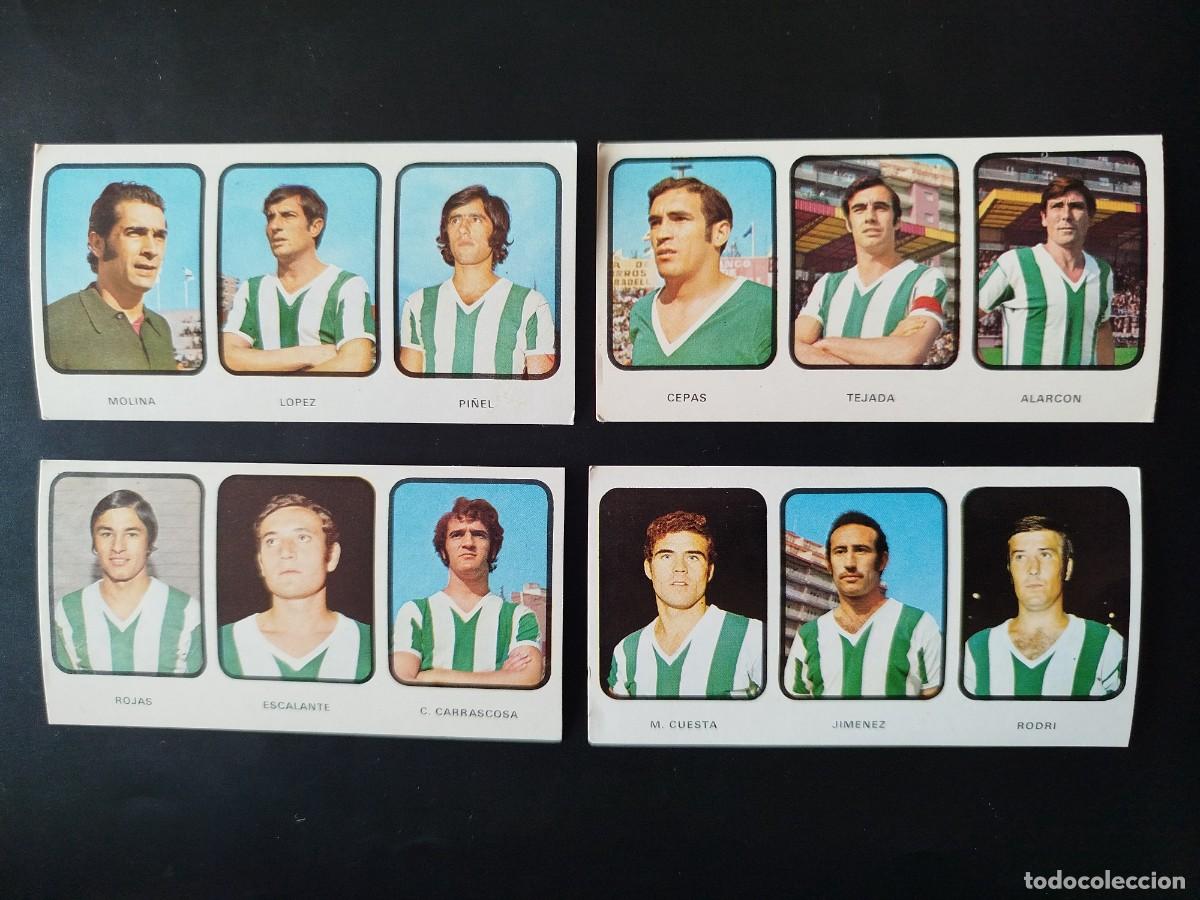 Cromos de f&uacute;tbol: Ruiz Romero 73/74. C&oacute;rdoba.(4 cromos.Nunca pegados).
