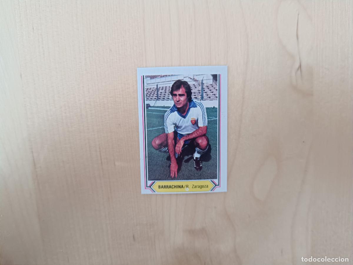Figurine di Calcio: CROMO DE F&Uacute;TBOL LIGA ESTE BARRACHINA ZARAGOZA SIN PEGAR NUNCA PEGADO 80 81 1980 1981