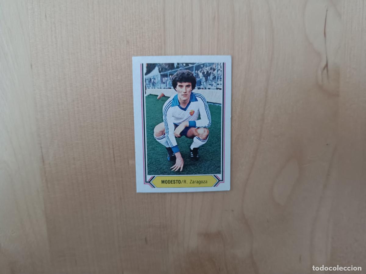 Football Stickers: CROMO DE F&Uacute;TBOL LIGA ESTE MODESTO ZARAGOZA SIN PEGAR NUNCA PEGADO 80 81 1980 1981