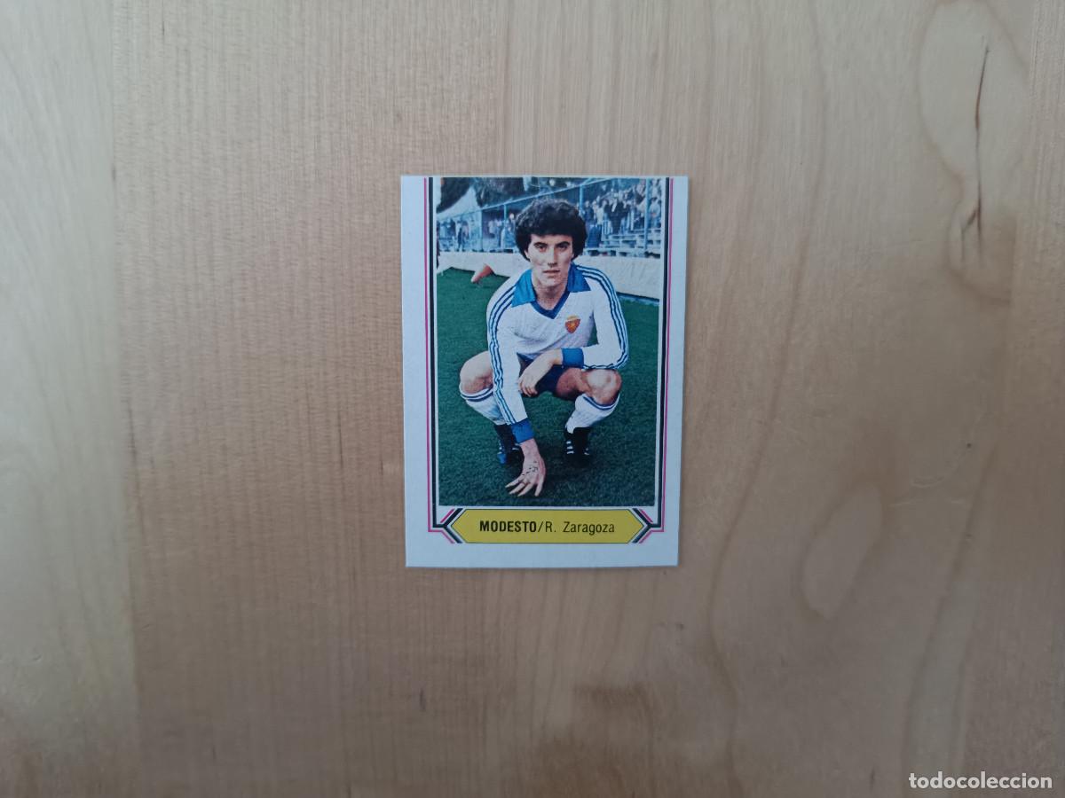Fu&szlig;ball-Sticker: CROMO DE F&Uacute;TBOL LIGA ESTE MODESTO ZARAGOZA SIN PEGAR NUNCA PEGADO 80 81 1980 1981