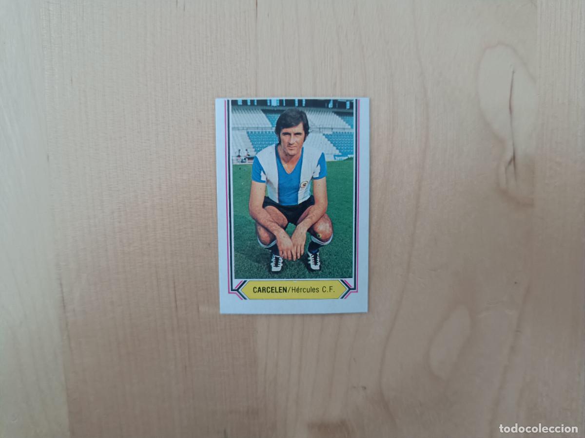 Figurine di Calcio: CROMO DE F&Uacute;TBOL LIGA ESTE CARCELEN HERCULES SIN PEGAR NUNCA PEGADO 80 81 1980 1981