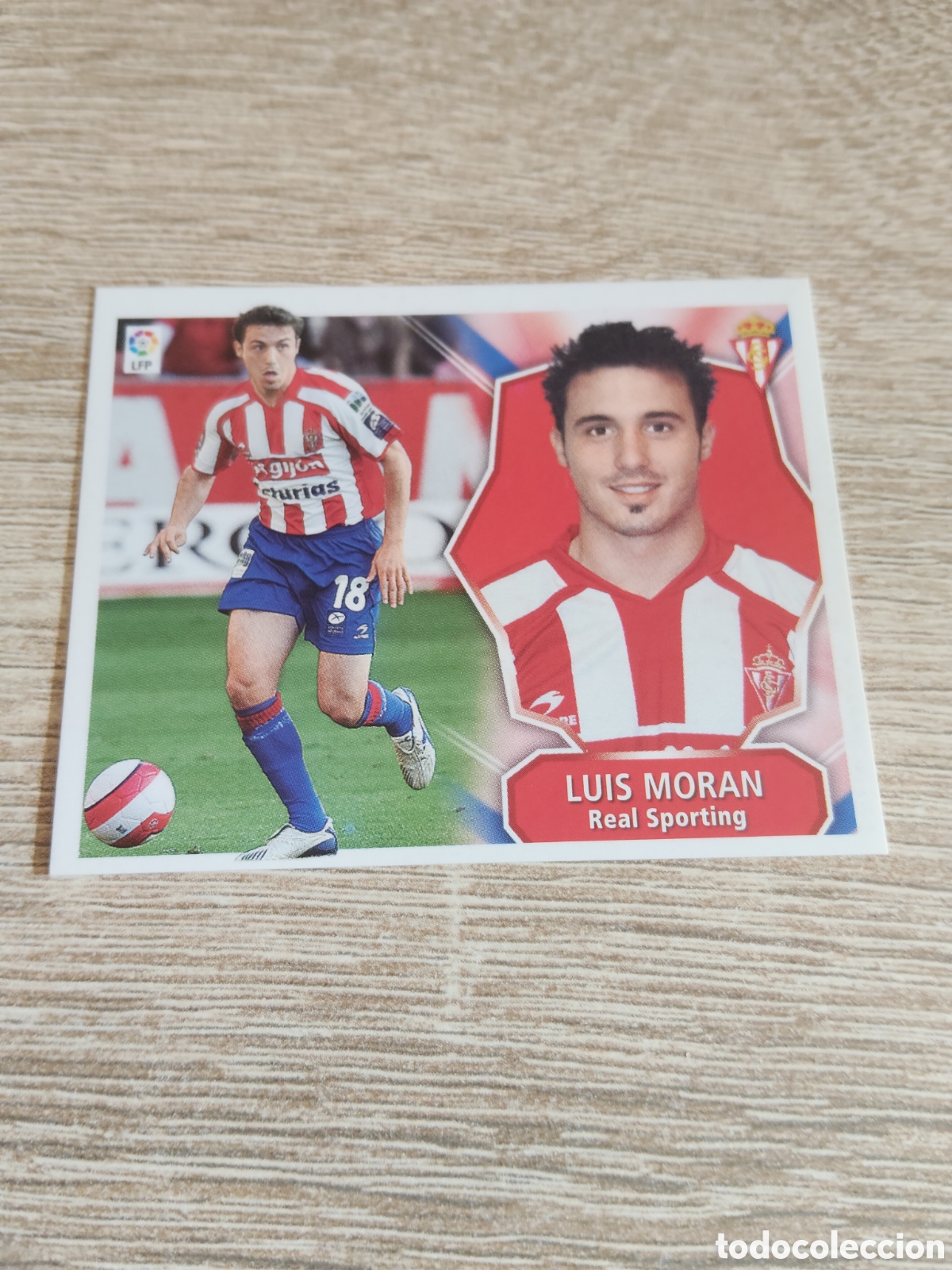 Cromos de F&uacute;tbol: Luis Mor&aacute;n Sporting de Gij&oacute;n liga 2008 2009 08 09 ediciones este