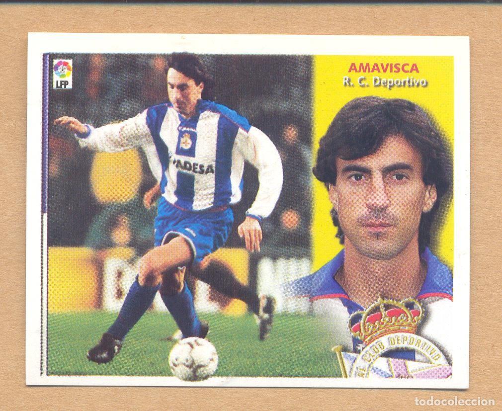 Fu&szlig;ball-Sticker: liga 2002-2003 este, amavisca - deportivo, nunca pegado, ver foto