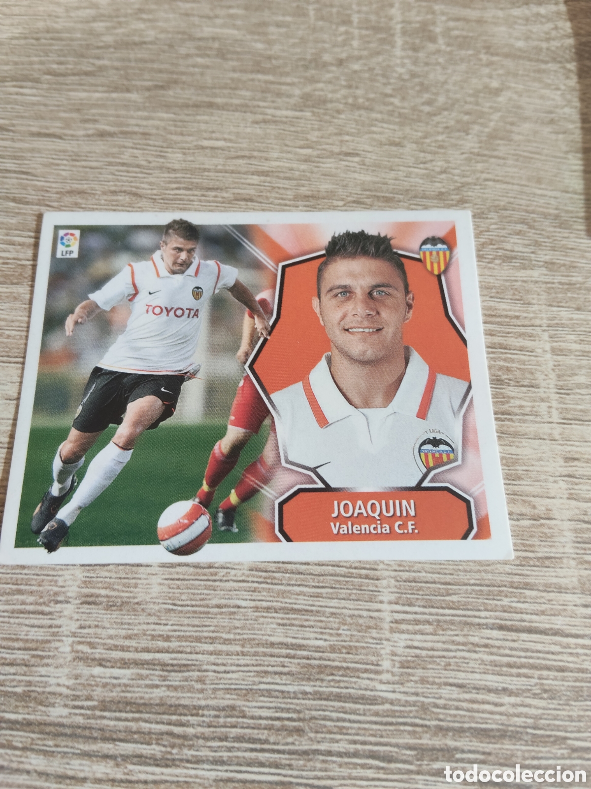 Cromos de f&uacute;tbol: Joaqu&iacute;n Valencia liga 2008 2009 08 09 ediciones este
