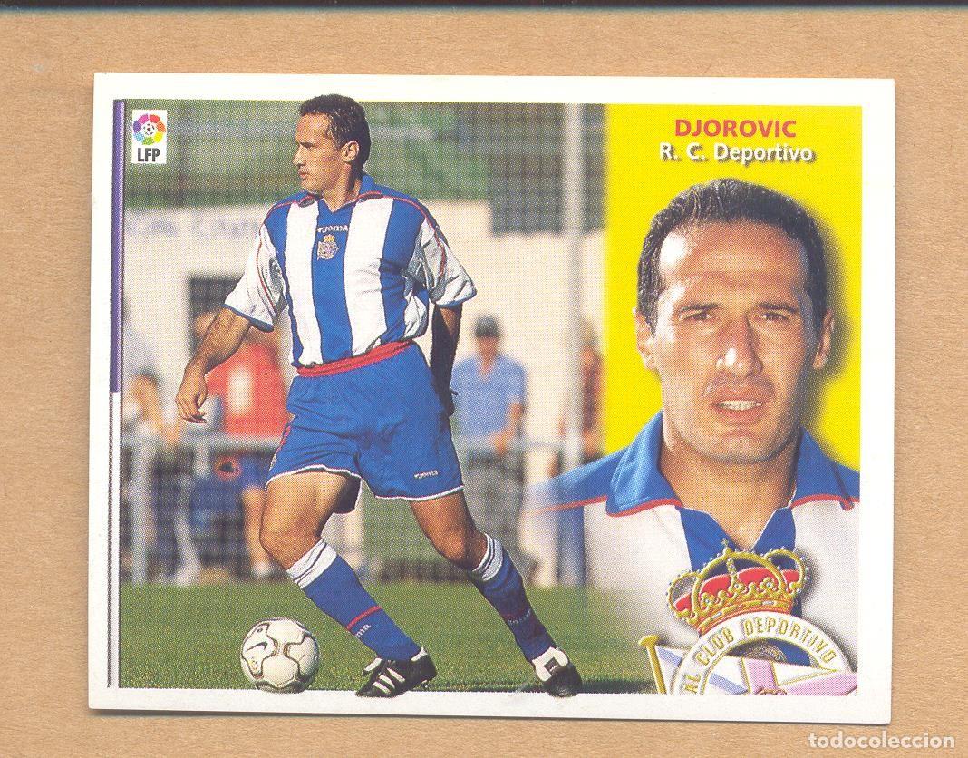 Fu&szlig;ball-Sticker: liga 2002-2003 este, djorovic - deportivo, nunca pegado, ver foto