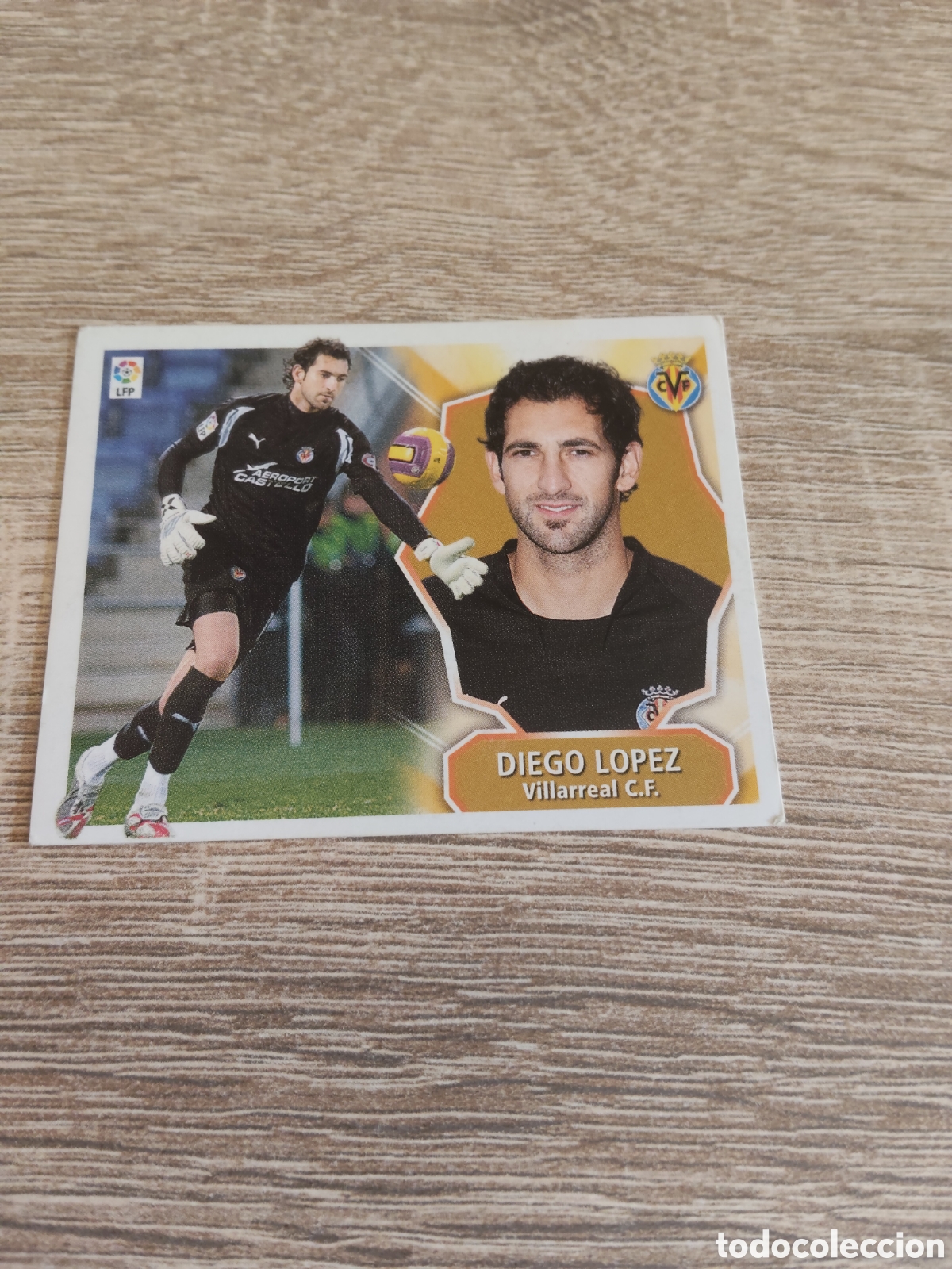 Cromos de f&uacute;tbol: Diego L&oacute;pez Villarreal liga 2008 2009 08 09 ediciones este