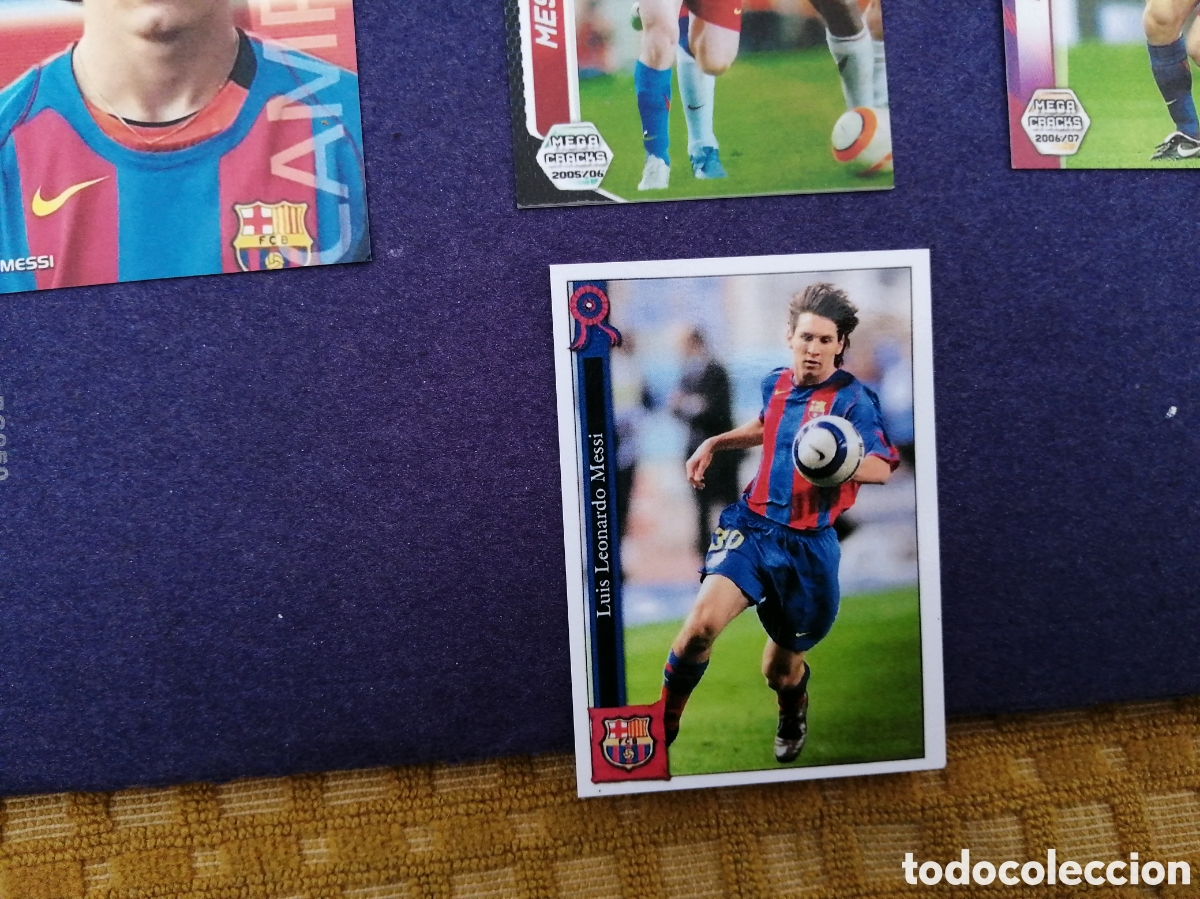 Cromos de f&uacute;tbol: Cromo messi 2004 megacracks. - Foto 1