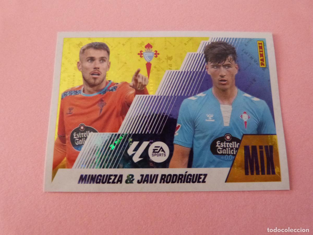 Cromos de F&uacute;tbol: CROMO FUTBOL MINGUEZA JAVI RODRIGUEZ CELTA DE VIGO MIX SIN PEGAR N&ordm; 18 LIGA ESTE 2025-2026/25-26