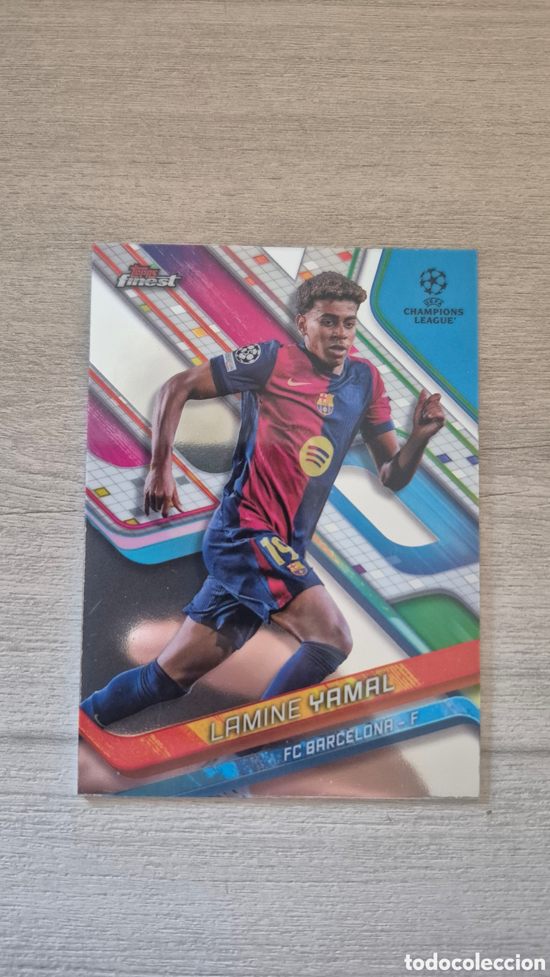Cromos de F&uacute;tbol: Lamine Yamal Topps Finest 2025