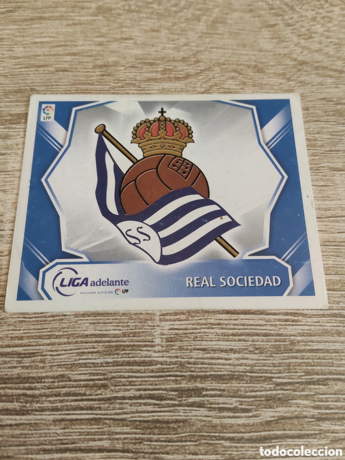 Cartes &agrave; collectionner de Football: Escudo Real Sociedad liga 2008 2009 08 09 ediciones este
