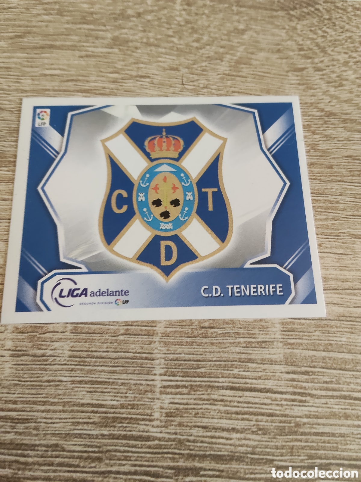 Cromos de f&uacute;tbol: Escudo Tenerife liga 2008 2009 08 09 ediciones este