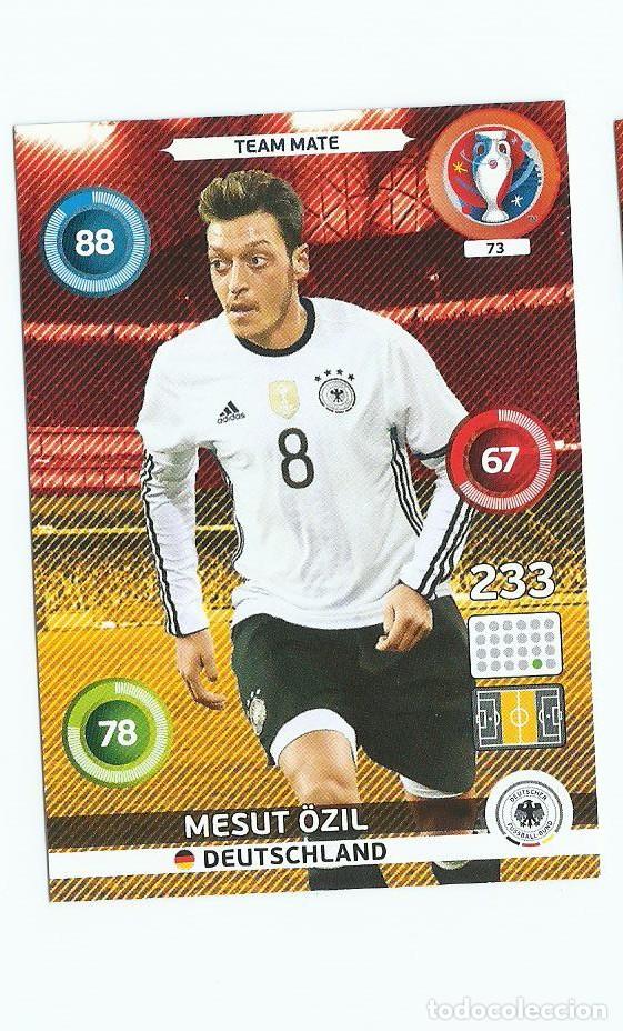 Fu&szlig;ball-Sticker: ADRENALYN UEFA EURO 2016 73 OZIL ALEMANIA NUEVO PERFECTO