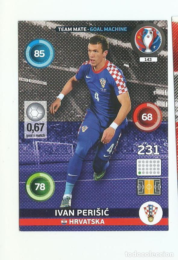 Fu&szlig;ball-Sticker: ADRENALYN UEFA EURO 2016 143 PERISIC CROACIA NUEVO PERFECTO