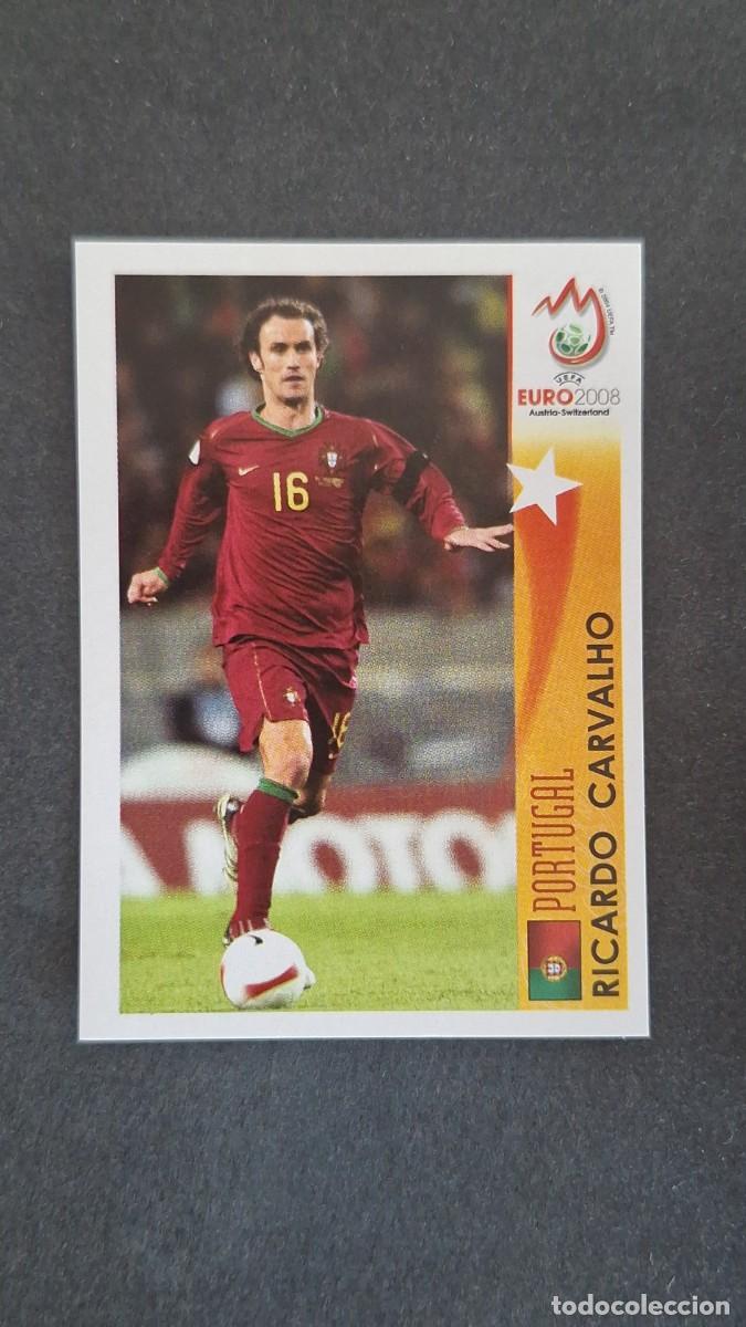 Cromos de F&uacute;tbol: L1 RICARDO CARVALHO EN ACCION SELECCION PORTUGAL 469 PANINI EUROCOPA 2008 NUNCA PEGADO SIN PEGAR