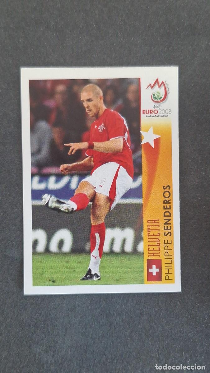 Cromos de f&uacute;tbol: L1 PHILIPPE SENDEROS EN ACCION SELECCION SUIZA 470 PANINI EUROCOPA 2008 NUNCA PEGADO SIN PEGAR