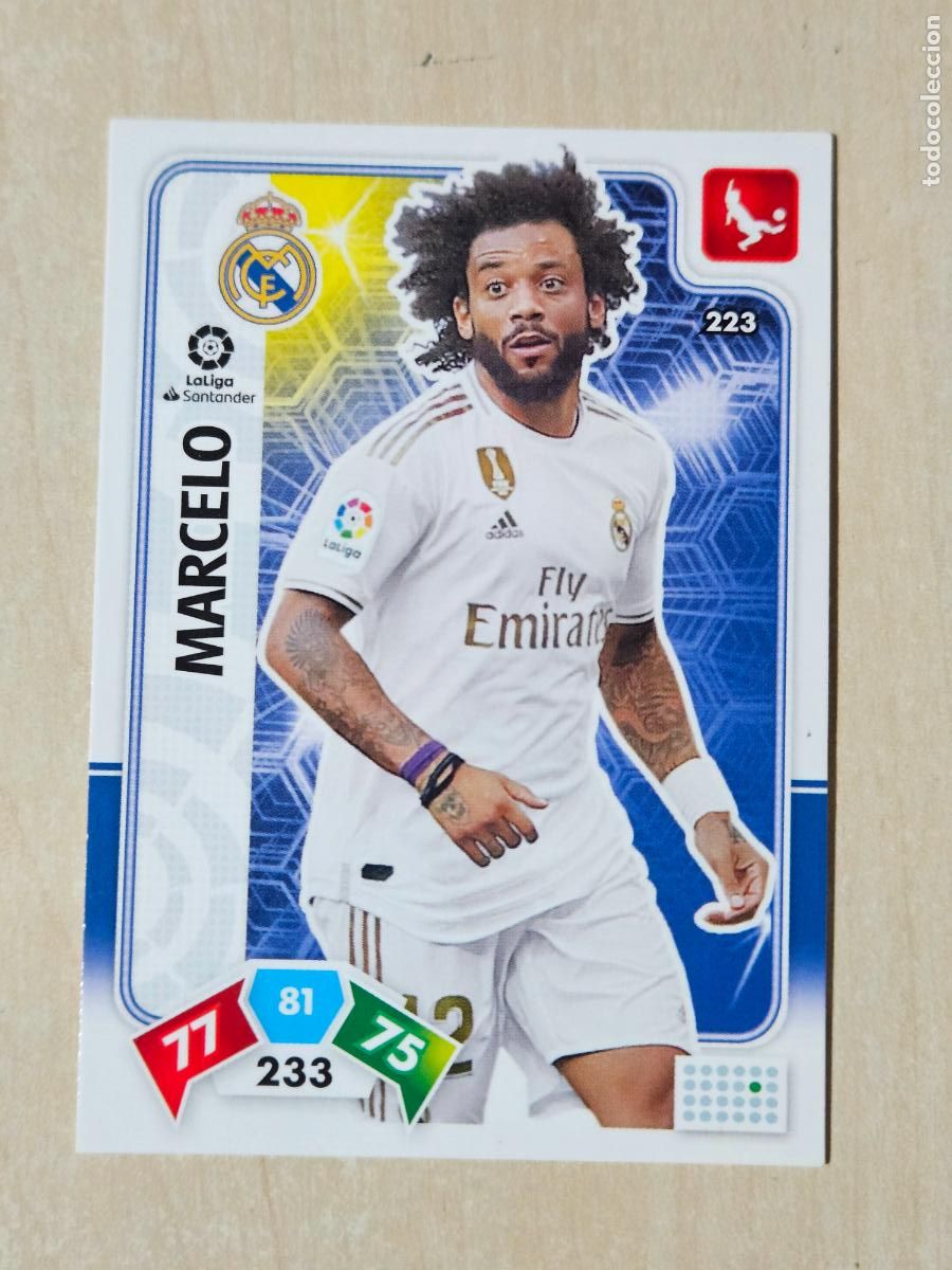 Fu&szlig;ball-Sticker: FICHA N&ordm; 223 MARCELO - ADRENALYN 19 20 - PANINI 2019 - 20 - CROMO - REAL MADRID