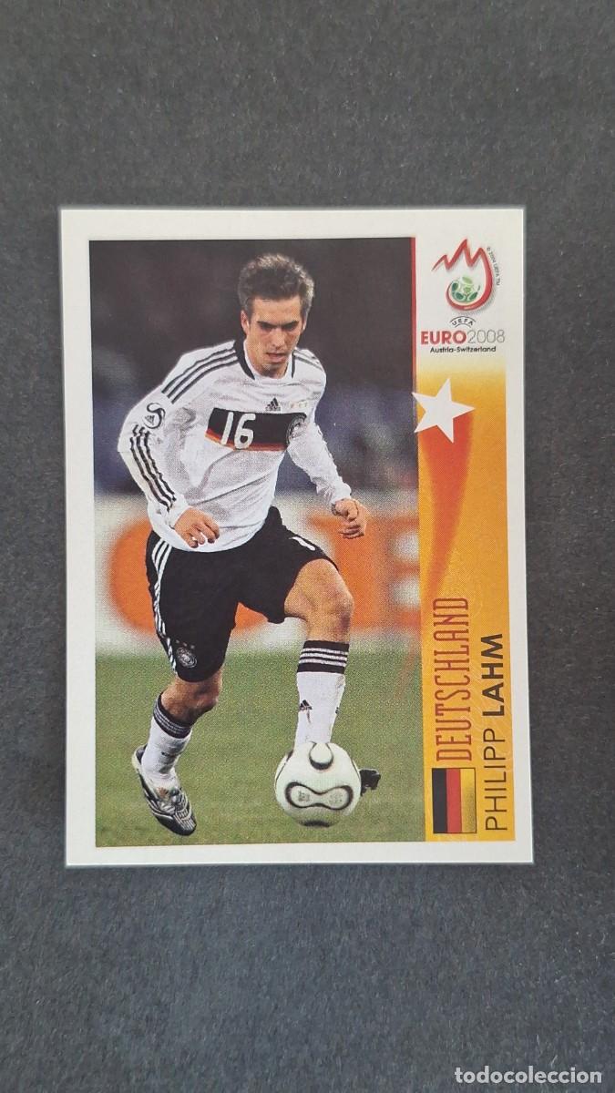 Cromos de f&uacute;tbol: L1 PHILIPP LAHM EN ACCION SELECCION ALEMANIA 480 PANINI EUROCOPA 2008 NUNCA PEGADO SIN PEGAR