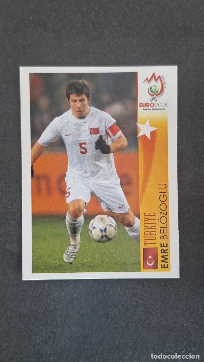 Cromos de f&uacute;tbol: L1 EMRE BEL&Ouml;ZOGLU EN ACCION SELECCION TURQUIA 484 PANINI EUROCOPA 2008 NUNCA PEGADO SIN PEGAR