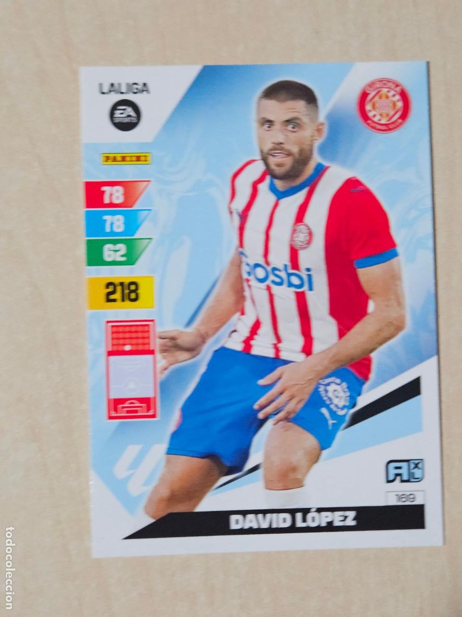 Fu&szlig;ball-Sticker: FICHA N&ordm; 169 DAVID LOPEZ - ADRENALYN 23 24 - PANINI 2023 - 24 - CROMO - GIRONA