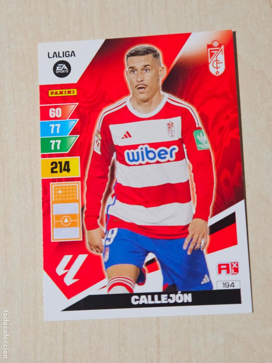 Figurine di Calcio: FICHA N&ordm; 194 CALLEJON - ADRENALYN 23 24 - PANINI 2023 - 24 - CROMO - GRANADA