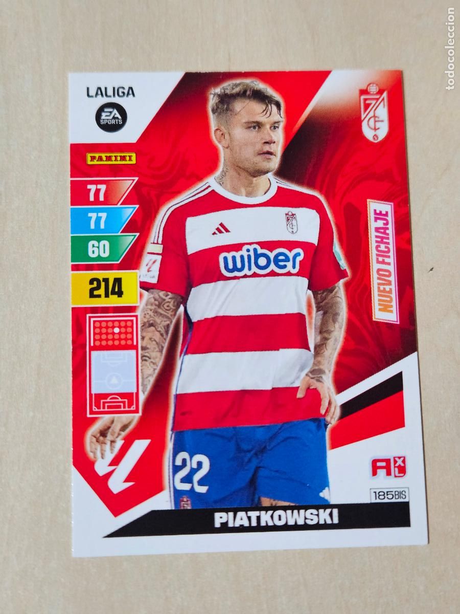 Cromos de Futebol: FICHA N&ordm; BIS 185 PIATKOWSKI - ADRENALYN 23 24 - PANINI 2023 - 24 - CROMO - NUEVO FICHAJE