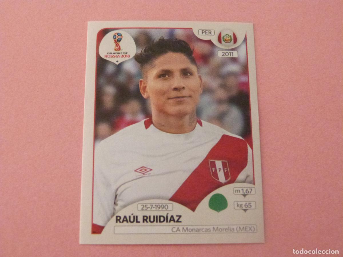 Cromos de F&uacute;tbol: CROMO FUTBOL RAUL RUIDIAZ PERU SIN PEGAR N&ordm; 250 MUNDIAL RUSIA 2018 PANINI