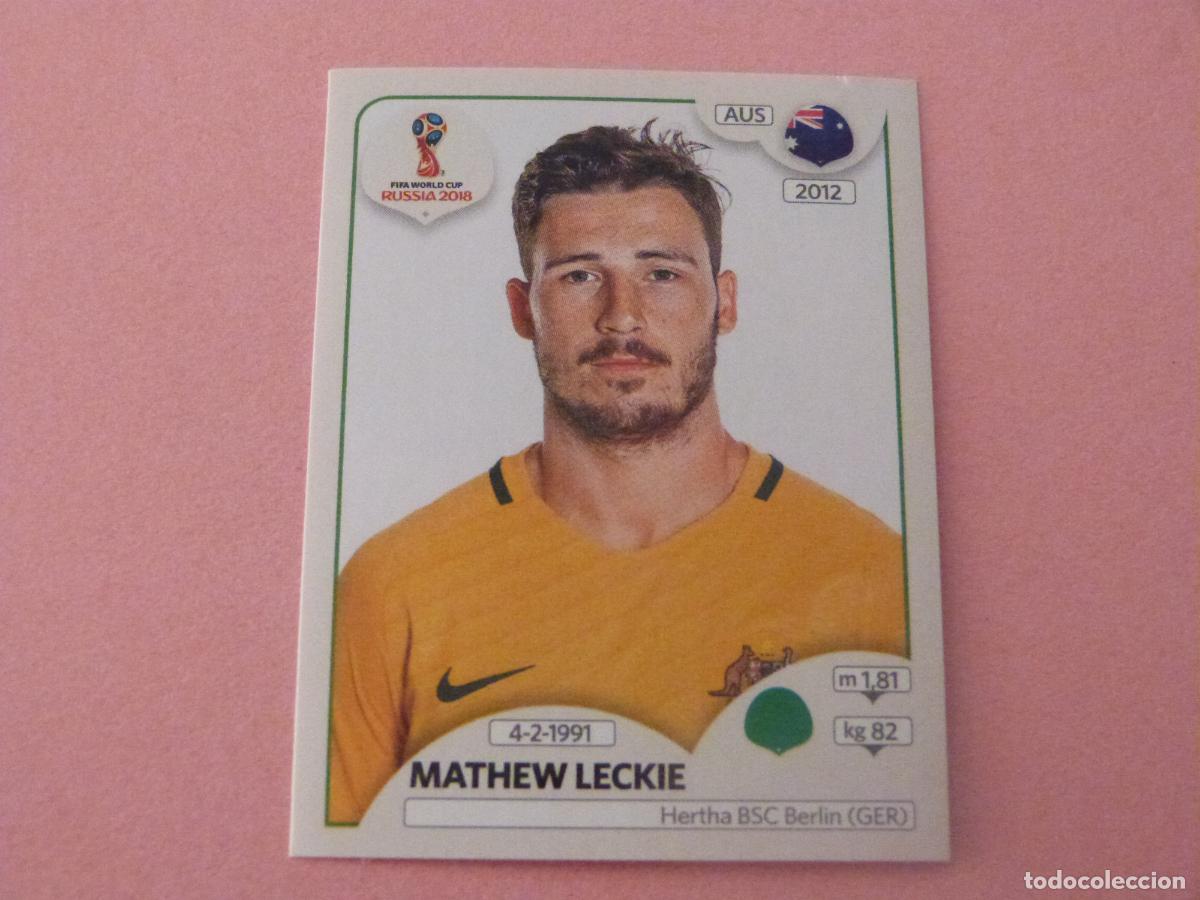 Cromos de f&uacute;tbol: CROMO FUTBOL MATHEW LECKIE AUSTRALIA SIN PEGAR N&ordm; 229 MUNDIAL RUSIA 2018 PANINI