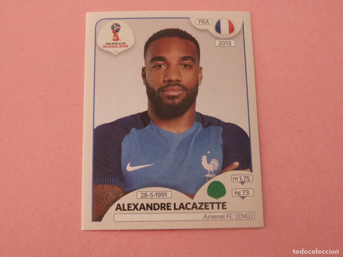Cromos de F&uacute;tbol: CROMO FUTBOL LACAZETTE FRANCIA SIN PEGAR N&ordm; 208 MUNDIAL RUSIA 2018 PANINI