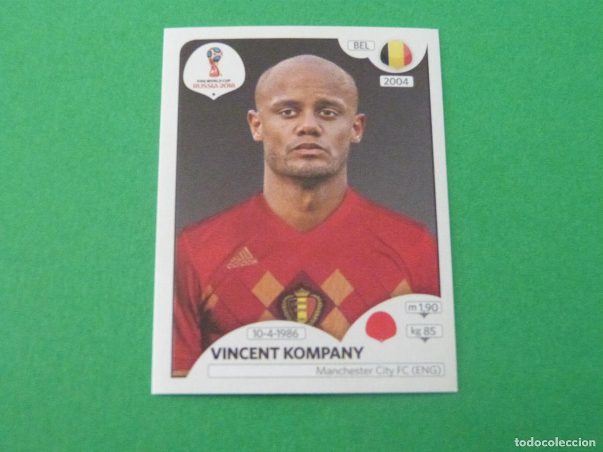 Cromos de F&uacute;tbol: CROMO FUTBOL VINCENT KOMPANY BELGICA SIN PEGAR N&ordm; 518 MUNDIAL RUSIA 2018 PANINI
