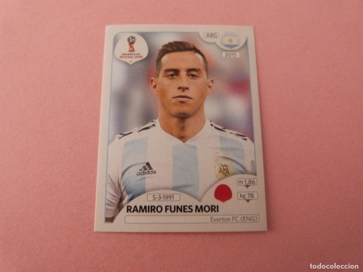 Cromos de F&uacute;tbol: CROMO FUTBOL RAMIRO FUNES MORI ARGENTINA SIN PEGAR N&ordm; 280 MUNDIAL RUSIA 2018 PANINI