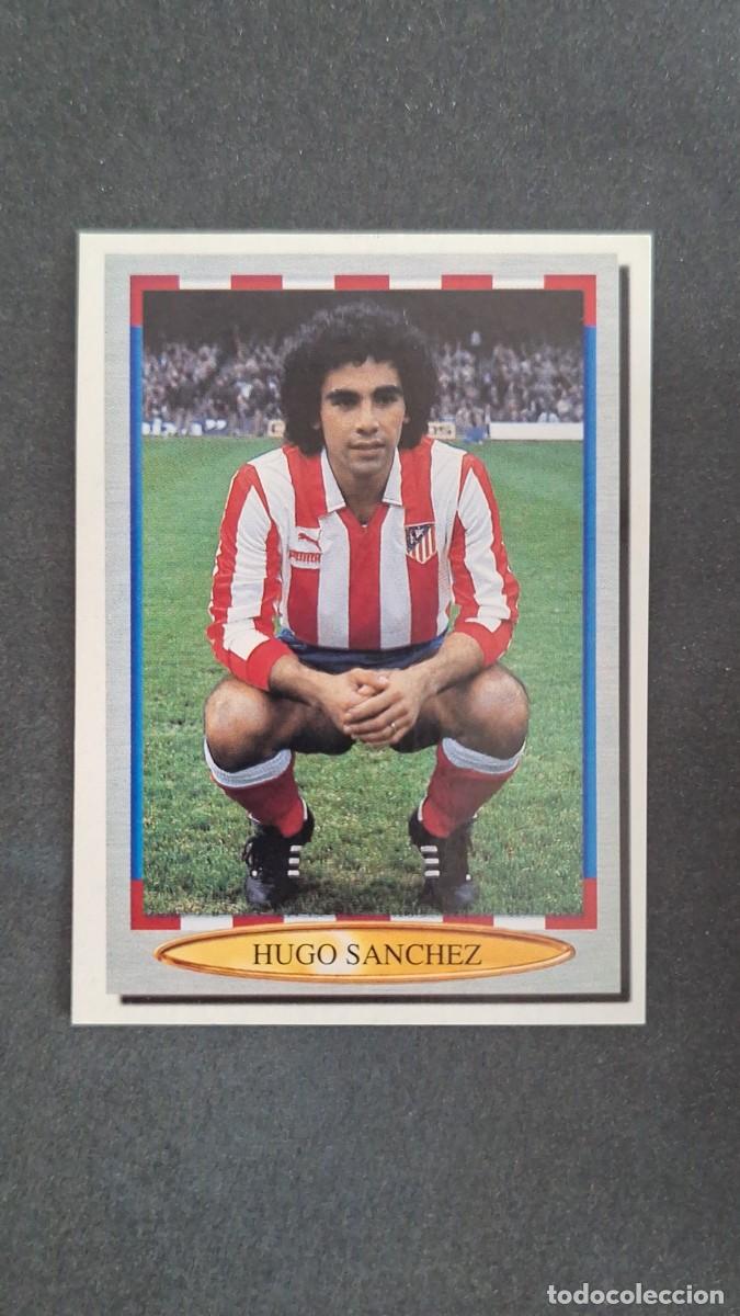 Fu&szlig;ball-Sticker: L1 HUGO SANCHEZ 89 HISTORIA ATLETICO DE MADRID 1906 1996 LIGA ESTE NUNCA PEGADO SIN PEGAR