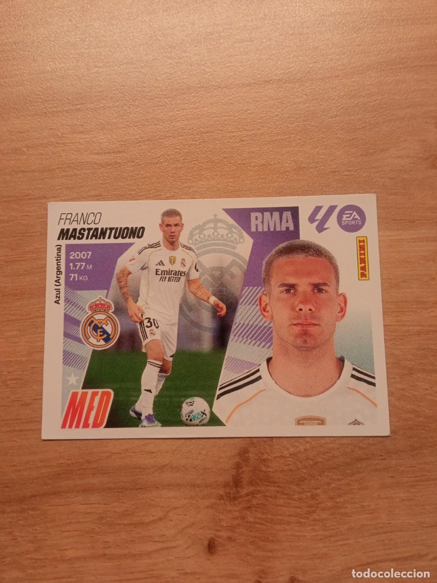 Cromos de F&uacute;tbol: Mastantuono, fichaje 46 Liga Este 25/26