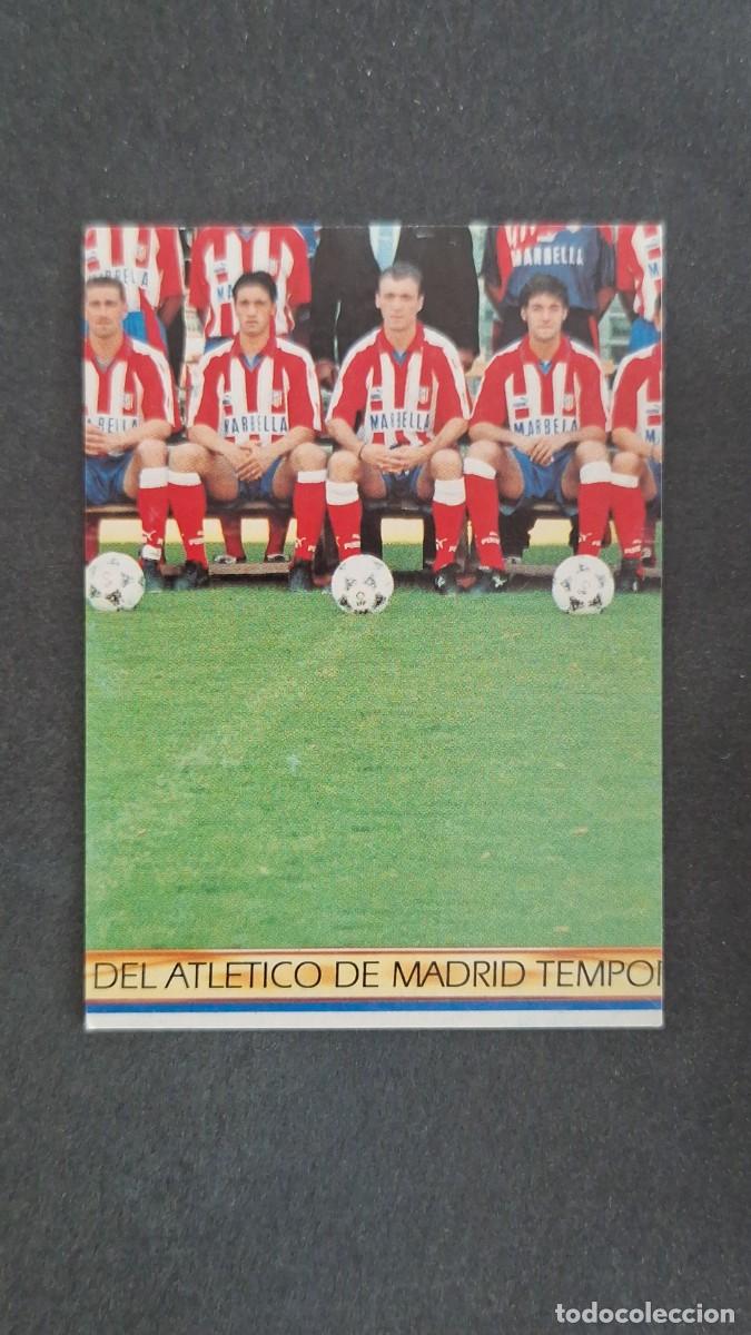 Fu&szlig;ball-Sticker: L1 PLANTILLA TEMPORADA 95/96 118 HISTORIA ATLETICO DE MADRID 1906 1996 LIGA ESTE NUNCA PEGADO