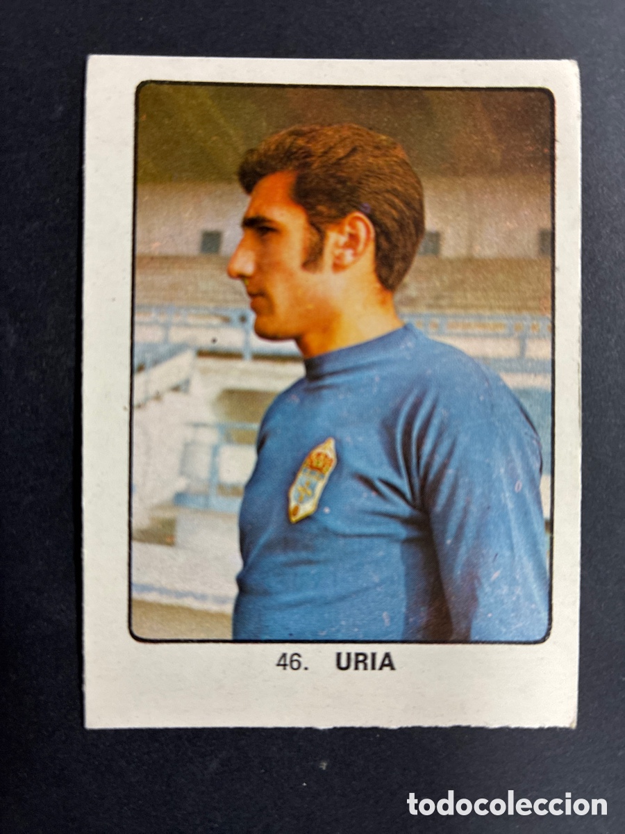 Football Stickers: CROMO FUTBOL SIN PEGAR URIA OVIEDO N&ordm; 46 ALBUM CAMPEONES MUNDIALES 1974 KEISA