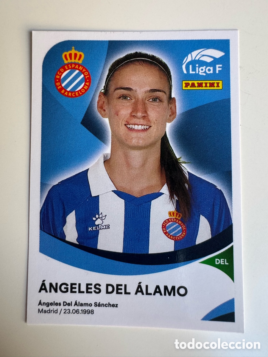 Cartes &agrave; collectionner de Football: PANINI LIGA F FEMENINA 2024-2025 24-25 &ndash; N&ordm; 159 &Aacute;NGELES DEL &Aacute;LAMO RCD ESPANYOL