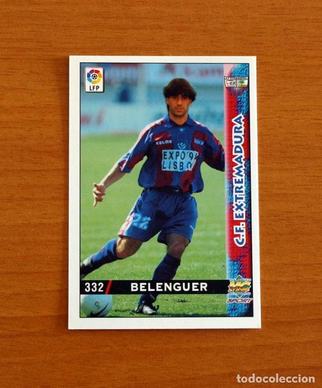 Fu&szlig;ball-Sticker: Extremadura - N&ordm; 332 Belenguer - Mundicromo Las Fichas de la Liga 1998-1999-98-99