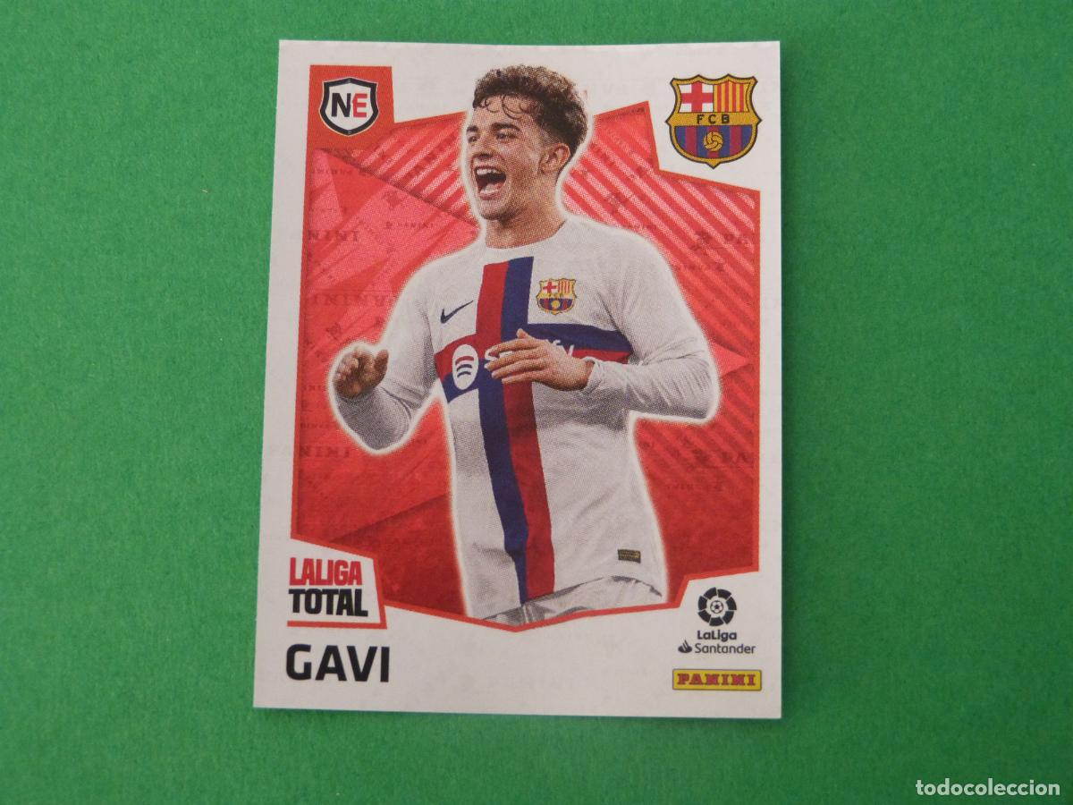 Figurine di Calcio: CROMO FUTBOL GAVI F.C. BARCELONA N&ordm; 475 LA LIGA TOTAL 2022-2023/22-23 PANINI
