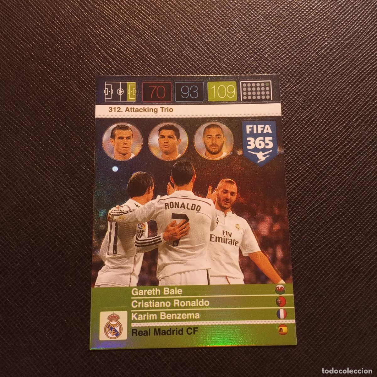 Cromos de F&uacute;tbol: 312 CRISTIANO RONALDO REAL MADRID ADRENALYN 2015 2016 FIFA 365 CROMO FUTBOL 15 16 - (MD2000-1) PG4