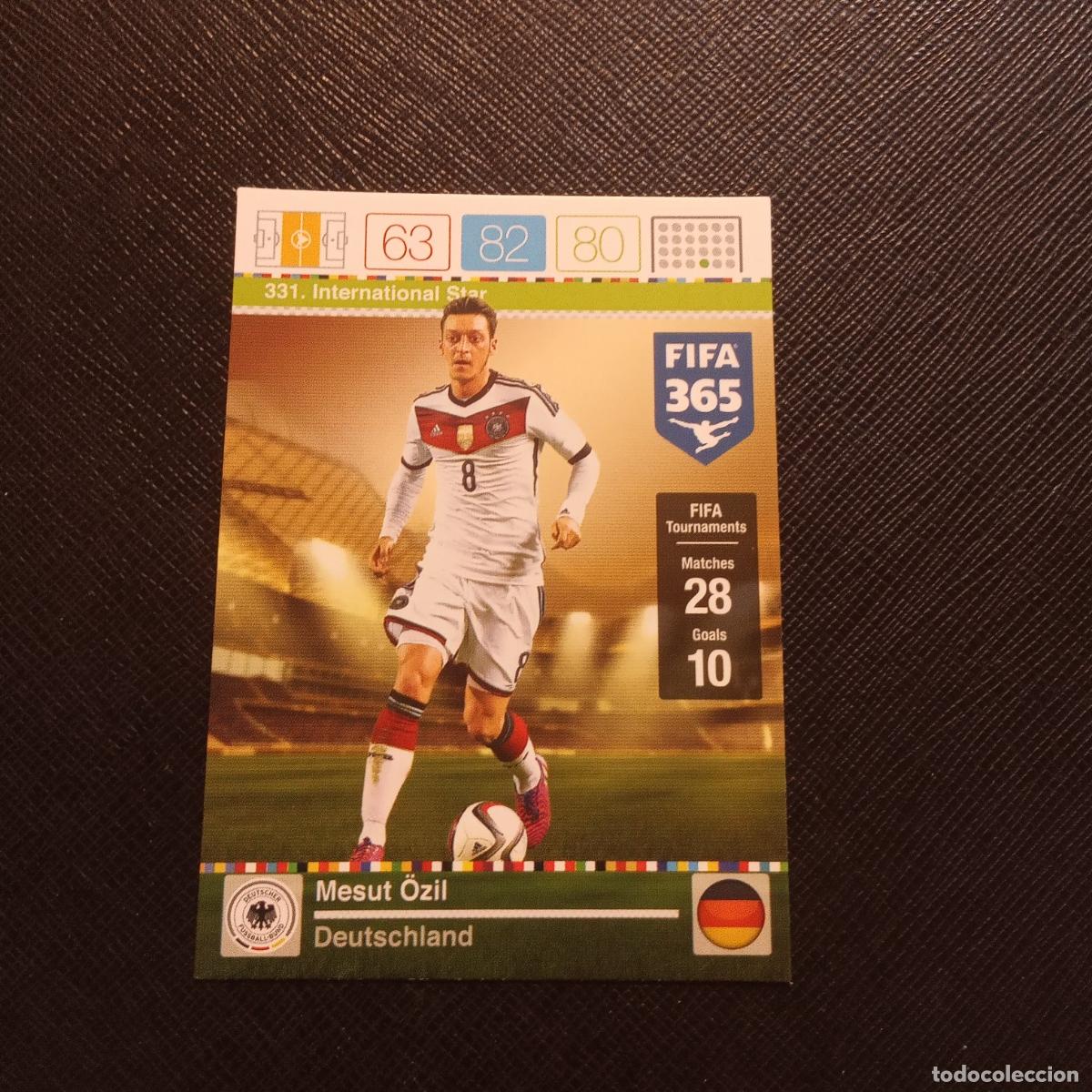 Fu&szlig;ball-Sticker: 331 OZIL ALEMANIA ADRENALYN 2015 2016 FIFA 365 CROMO FUTBOL 15 16 - (MD2000-1) PG20