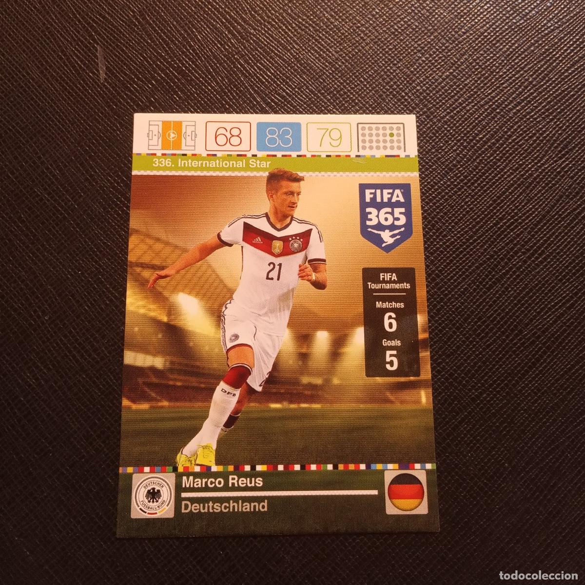 Football Stickers: 336 REUS ALEMANIA ADRENALYN 2015 2016 FIFA 365 CROMO FUTBOL 15 16 - (MD2000-1) PG27