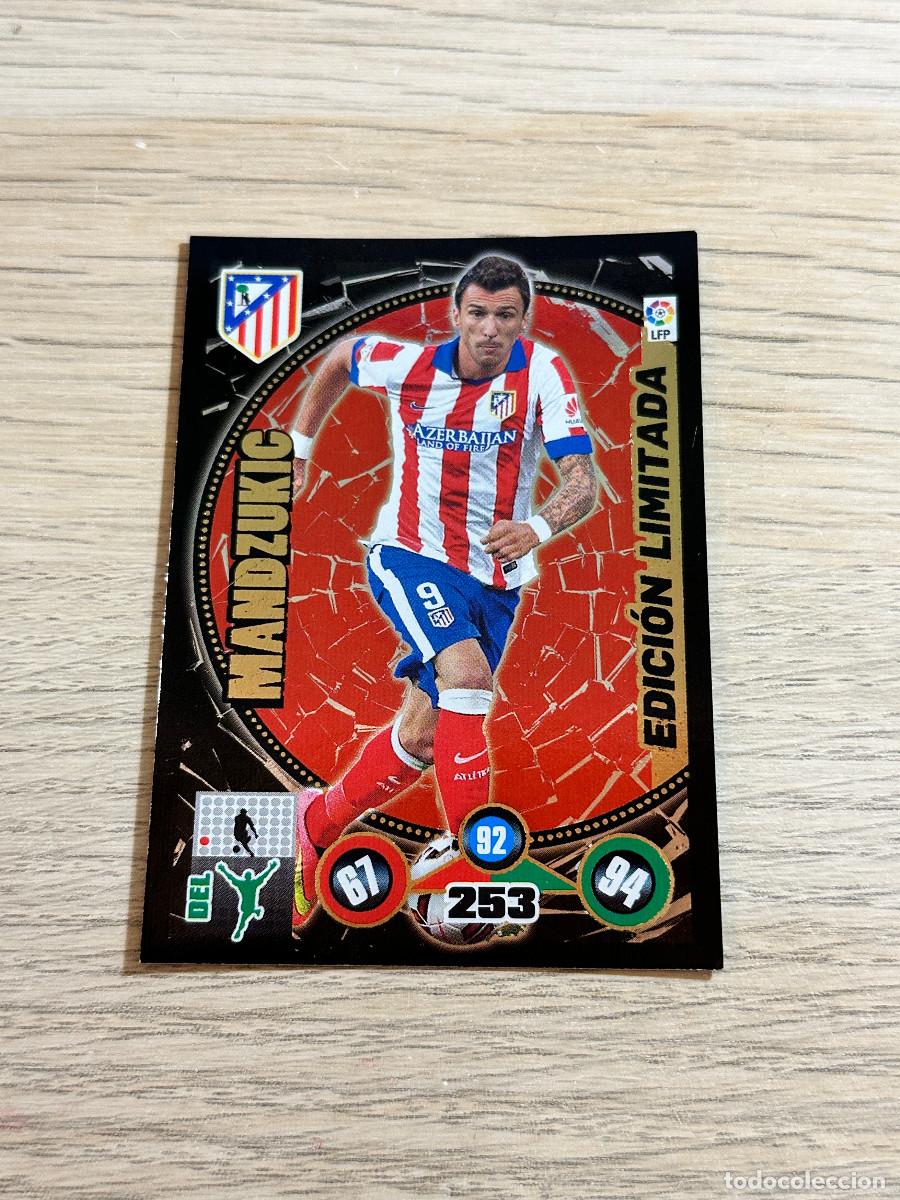 Cromos de F&uacute;tbol: MANDZUKIC EDICION LIMITADA ATLETICO DE MADRID ADRENALYN XL 2014 2015 PANINI 14 15