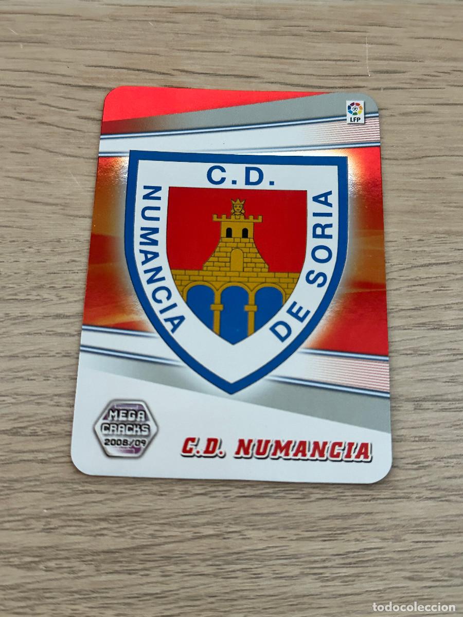 Figurine di Calcio: 199 ESCUDO NUMANCIA MEGACRACKS LIGA 2008 2009 PANINI 08 09