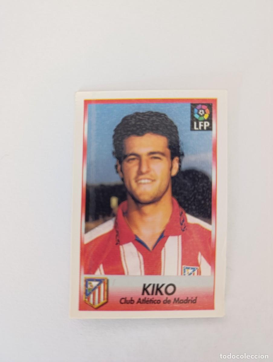 Fu&szlig;ball-Sticker: Bollycao Liga 1996/1997 Cromo 156 SIN PEGAR Kiko Atl&eacute;tico de Madrid